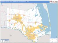 Brownsville-Harlingen Metro Area Wall Map