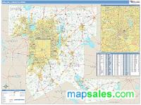 Dallas Metro Area Wall Map