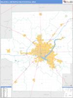 Decatur Metro Area Wall Map