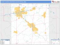 Elkhart-Goshen Metro Area Wall Map