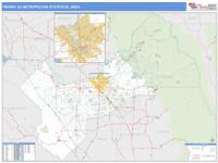 Fresno Metro Area Wall Map