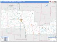 Grand Forks Metro Area Wall Map