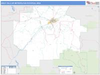 Great Falls Metro Area Wall Map