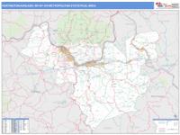 Huntington-Ashland Metro Area Wall Map