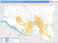 Huntsville Metro Area Wall Map