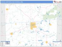 Jackson Metro Area Wall Map