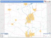 Janesville-Beloit Metro Area Wall Map