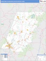 Johnstown Metro Area Wall Map