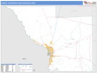 Laredo Metro Area Wall Map
