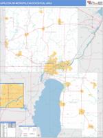 Appleton Metro Area Wall Map