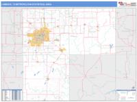 Lubbock Metro Area Wall Map