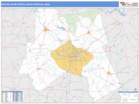 Macon Metro Area Wall Map