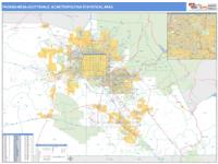 Phoenix-Mesa-Scottsdale Metro Area Wall Map