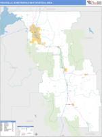 Pocatello Metro Area Wall Map