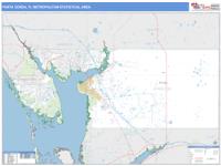 Punta Gorda Metro Area Wall Map