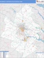 Richmond Metro Area Wall Map