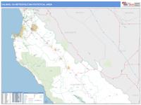 Salinas Metro Area Wall Map