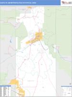 Santa Fe Metro Area Wall Map