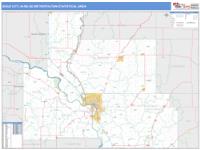 Sioux City Metro Area Wall Map