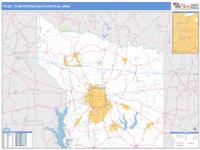 Tyler Metro Area Wall Map