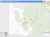 Prescott Metro Area Wall Map