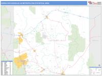 Sierra Vista-Douglas Metro Area Wall Map