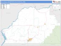 Walla Walla Metro Area Wall Map