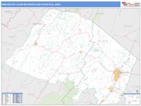 Winchester Metro Area Wall Map