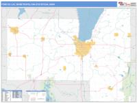 Fond du Lac Metro Area Wall Map