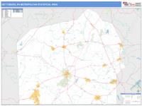 Gettysburg Metro Area Wall Map