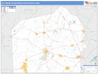 Gettysburg Metro Area Wall Map