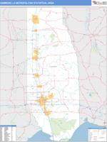 Hammond Metro Area Wall Map