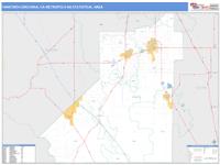 Hanford-Corcoran Metro Area Wall Map