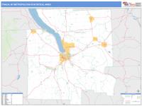 Ithaca Metro Area Wall Map