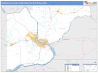 Kennewick-Richland Metro Area Wall Map