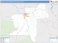 Lewiston Metro Area Wall Map