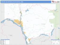 Longview Metro Area Wall Map