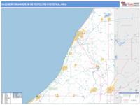 Niles-Benton Harbor Metro Area Wall Map