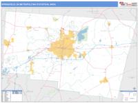 Springfield Metro Area Wall Map