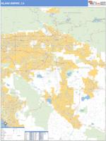 Inland Empire Metro Area Wall Map