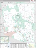 Arizona  Wall Map Zip Code