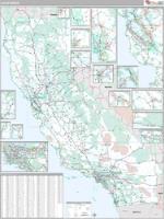 California Wall Map