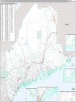 Maine  Wall Map