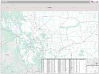 Montana  Wall Map Zip Code