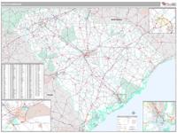 South Carolina  Wall Map