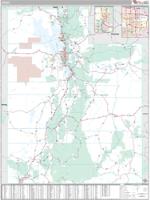 Utah Wall Map