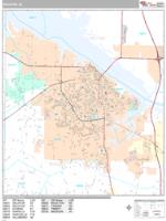 Decatur Wall Map Zip Code