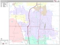 Springdale Wall Map Zip Code