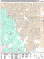 Gilbert Wall Map Zip Code