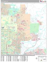 Scottsdale Wall Map Zip Code